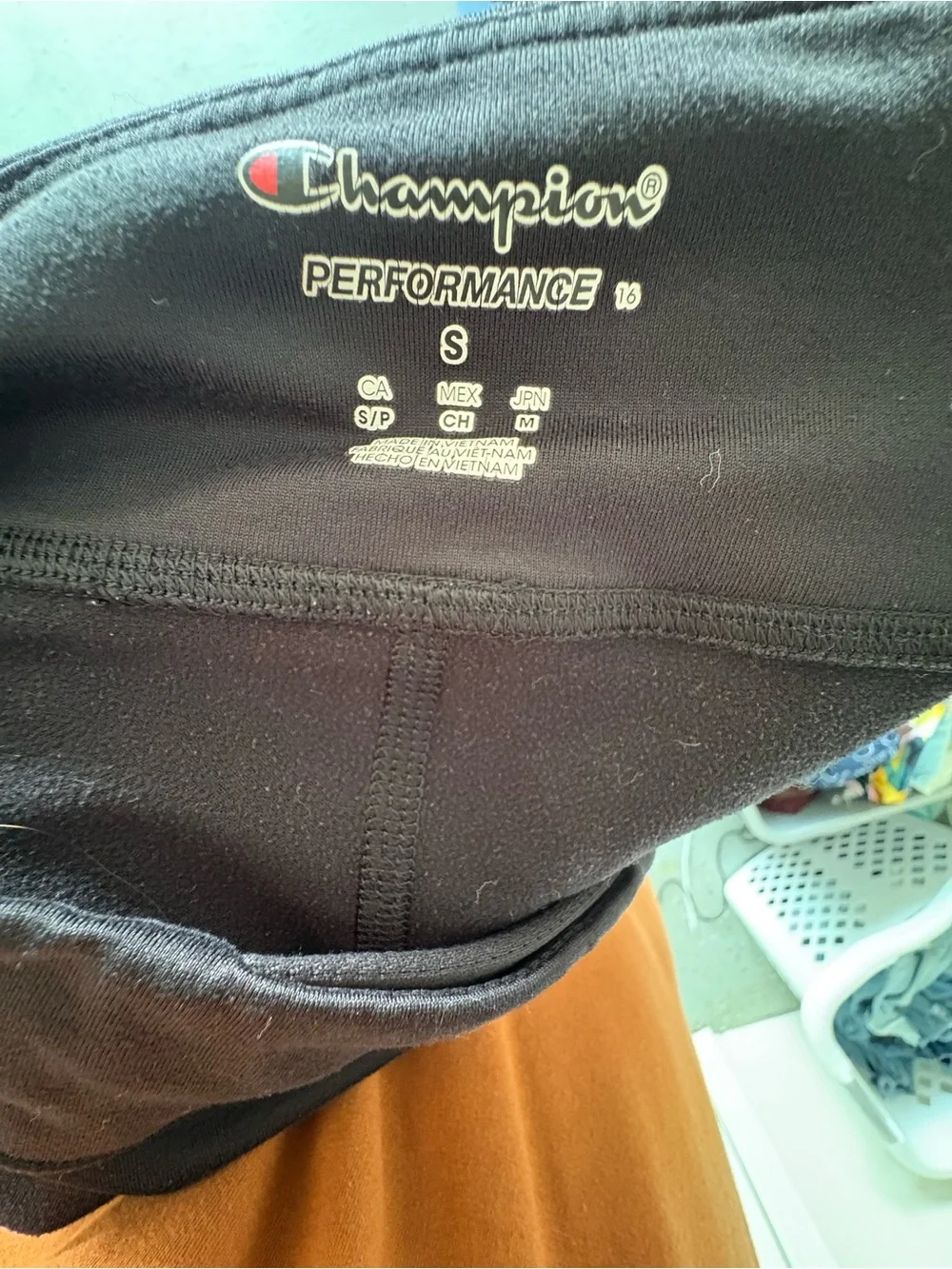 Champion Black High-Rise Leggings